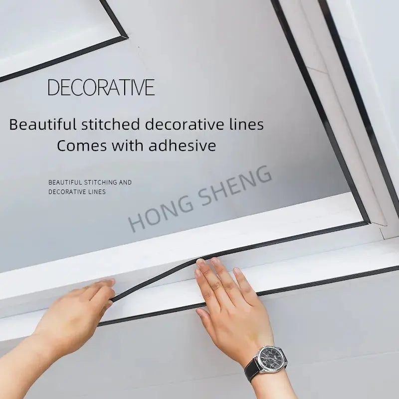 5M Waterproof Decorative Strip Edge Line mirror stickers for wall Background Ceiling Waist line Plane Tile sticker Home decor